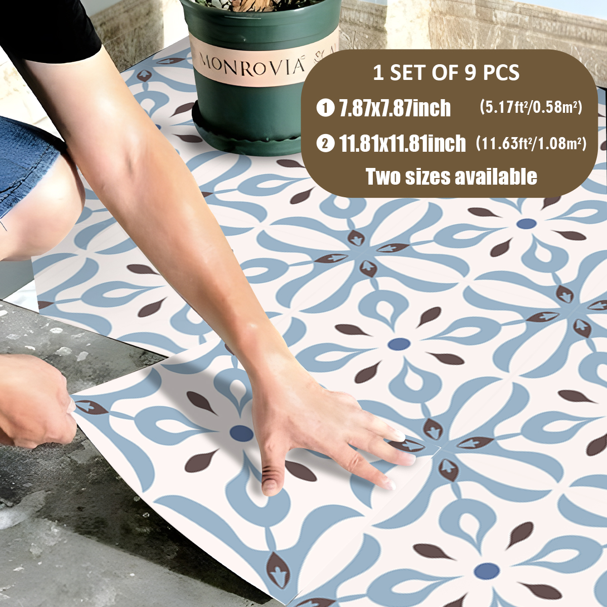 Peel and Stick PVC Tiles with High-Precision Printing Manufacturer