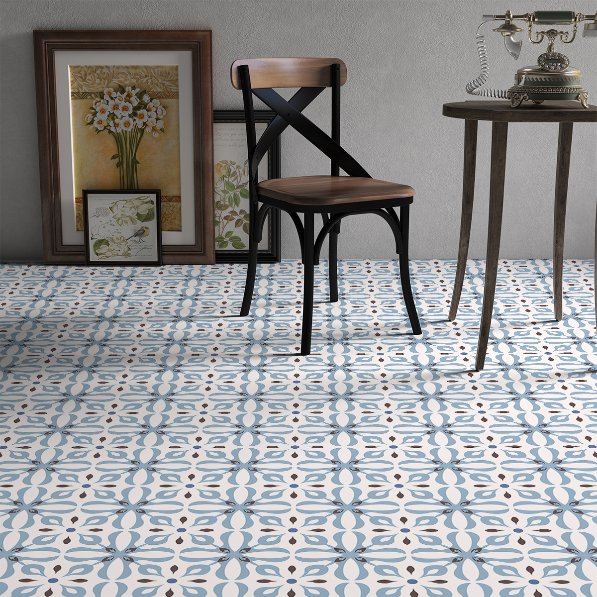 Peel and Stick PVC Tiles with High-Precision Printing Manufacturer