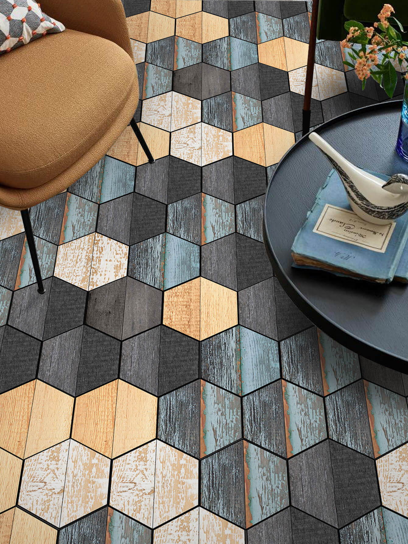 Nordic Style Self-Adhesive Floor Tile Manufacturer