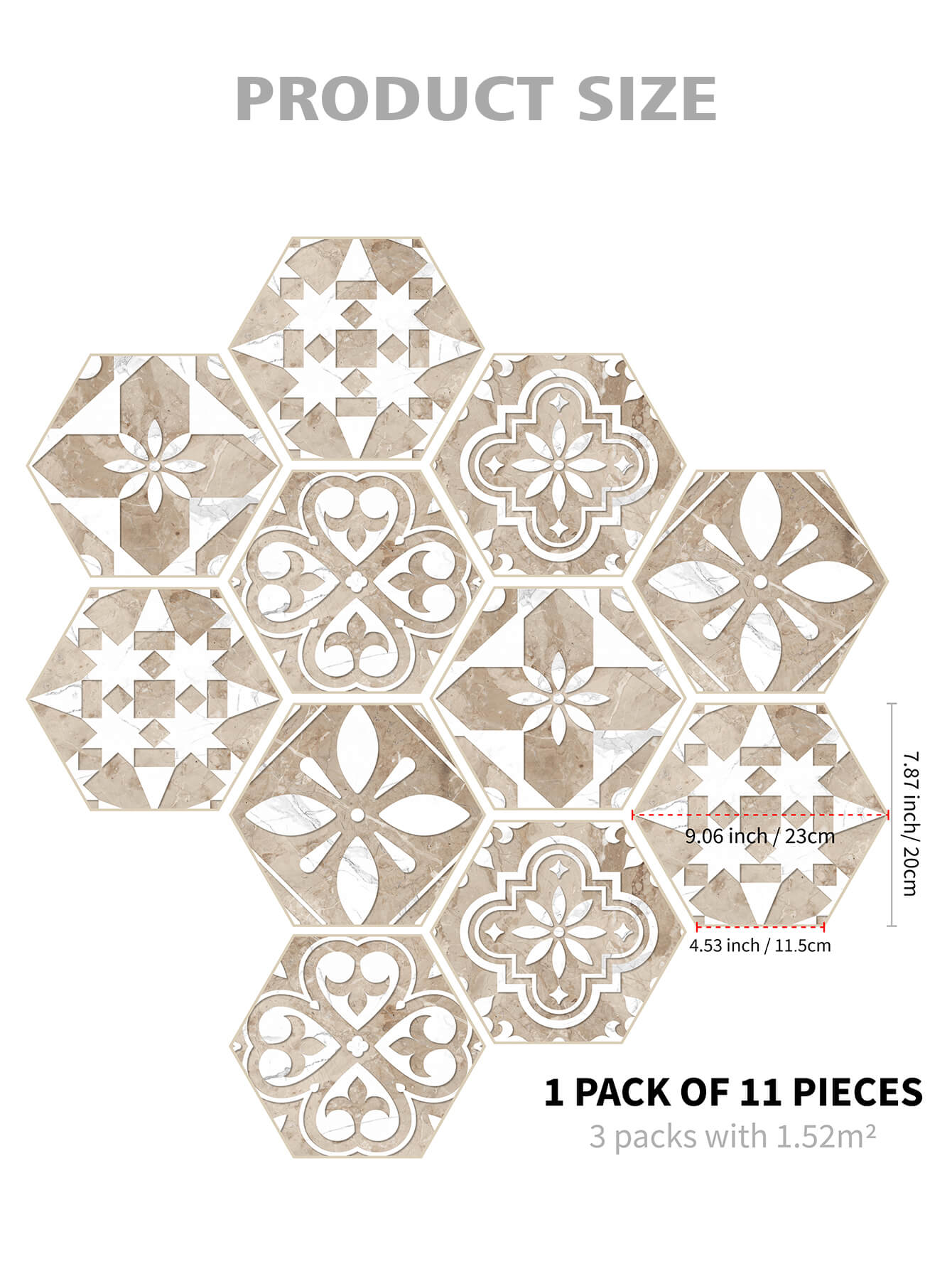 Waterproof Scandinavian Flower Floor Stickers Manufacturer