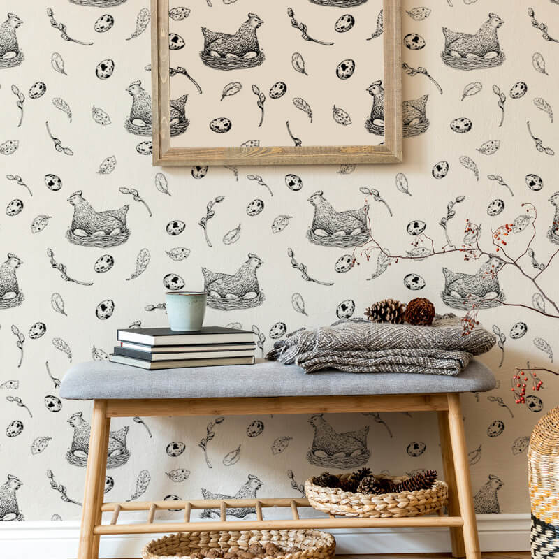 Wholesale Factory Price Farm Hen Animal Wall Decals Stickers